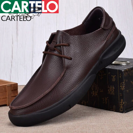 
Kadile Crocodile High-end Light Luxury New Single-layer Leather Shoes Breathable Soft-Faced Leather Business Casual Leather Shoes Men's Real Cowhide Head-Layer Cow Black 9912 42