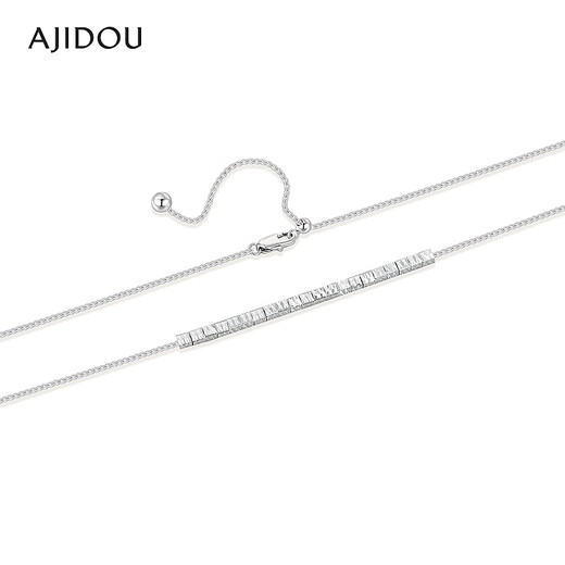 Ajidou Ajidou Halskette für Frauen S925 Silber Einfache einfache Kette Silber 45 cm 1 Stück