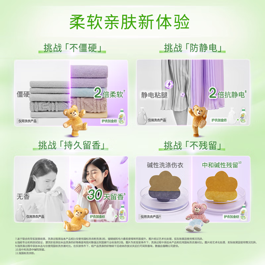 Jinfang Antibacterial Clothes Smooth Care Agent Liquid Laundry Partner Tangyou 4Jin Jin equal to 0.5kg Antibacterial, Deodorizing, Soft and Antistatic