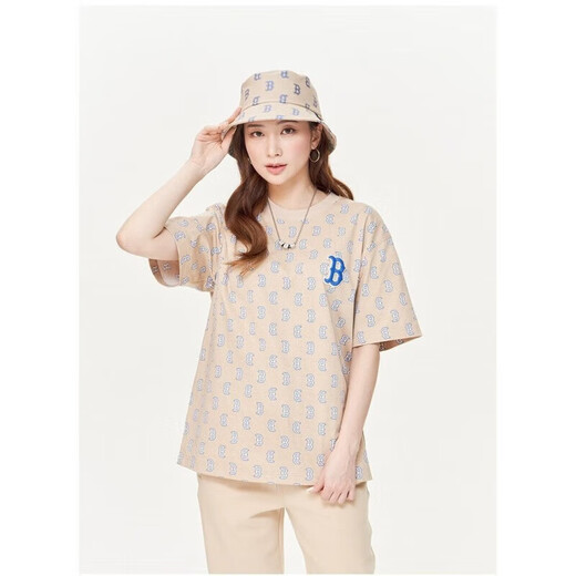 T-shirt presbytérien de diamant à la mode MLB T-shirt décontracté à manches à manches à manches à manches à manches à manches courtes DT-9923 Kaki S
