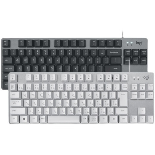 Logitech K835 Wired TKL Mechanische Tastatur 84 Taste TTC Blue und Black Teewelle Schwarz -Weiß -Schlüsselkap -Spiel kann garantiert werden.