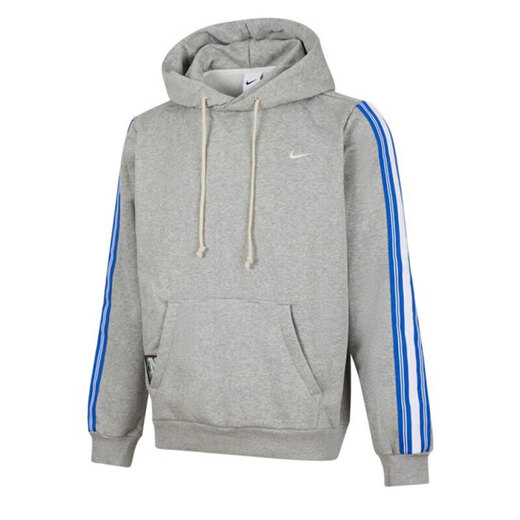 耐克（NIKE）官方卫衣男装上衣春季新款CNY龙年限定加绒休闲运动服连帽套头衫 HJ3882-063调色暗灰/淡象牙白 S