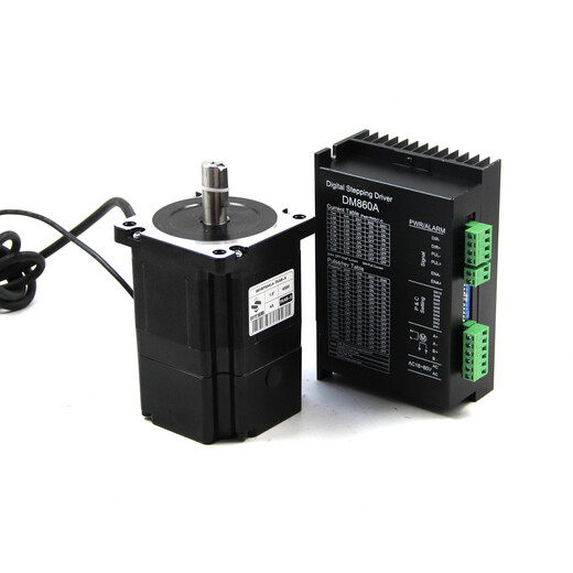 Yue Changsheng electromagnetic brake 86 stepper motor driver set crane 86BYG2508/12NM brake motor era superior 86 motor set 4NM