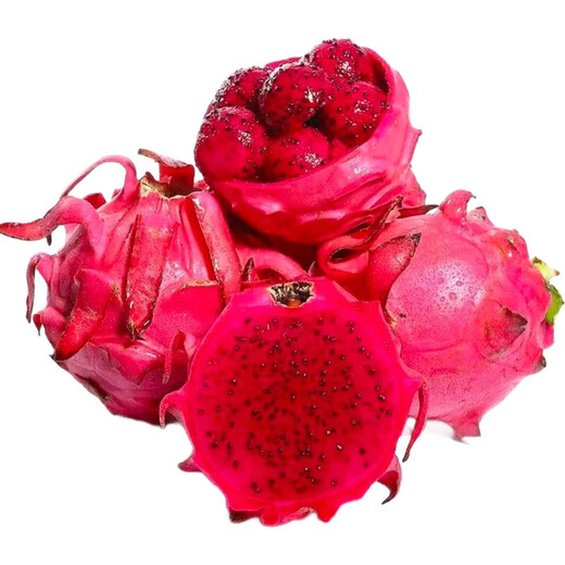Shangchao Big Fruit Guangxi Jindu No. 1 Red Heart Pitaya Super Sweet Red Flesh Pitaya Fresh Fruit Big Fruit 6 Pack Single Fruit 400g+