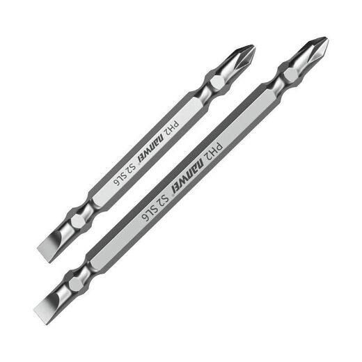 Nanwei cross one-word bit bit strong magnetic anti-slip super hard hand electric drill electric screwdriver driver machine dual-use set industrial grade eleven-word 110mm 5-pack