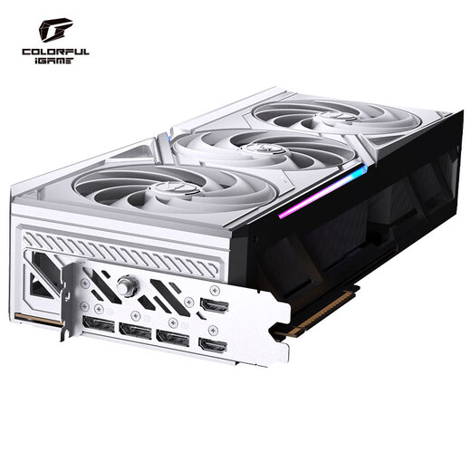 Colorful iGame GeForce RTX 5090 D v2 Vulcan W OC 24GB GDDR7 DLSS 4 e-sports light chasing game design computer graphics card