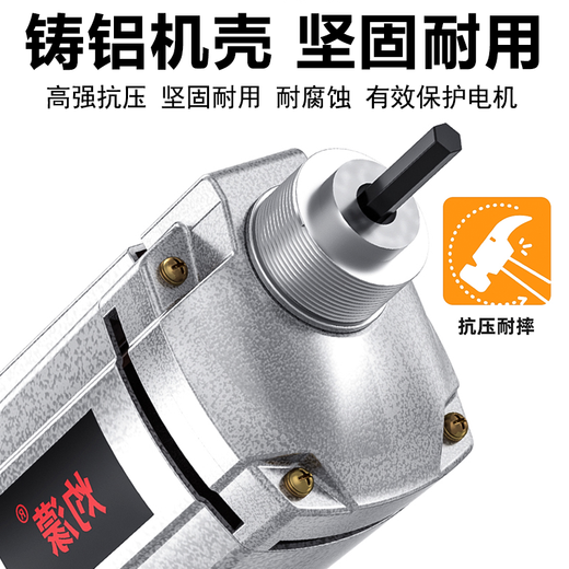 Vibrateur en béton Dutriobs, vibrateur portable, petit vibrateur de ciment, électrique monophasée 220V, 3880W + 35 Type de 1,5 mètre Rod