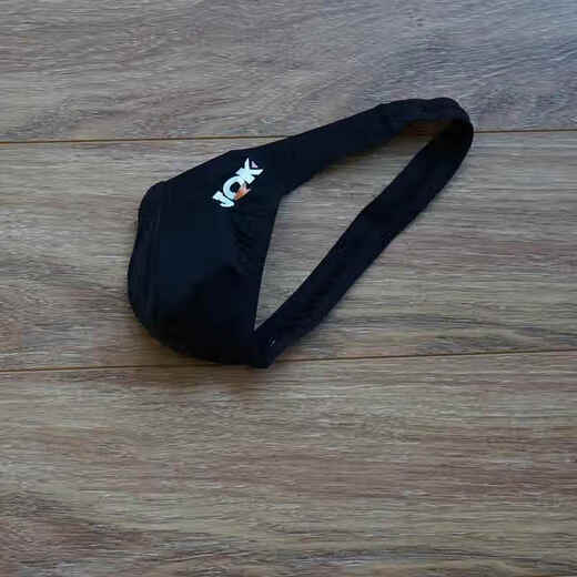 Men's low-waist sexy underwear, sexy thong, cremaster personality, U convex one-line pants, single-sided C-line pants, T pants for men, blue L