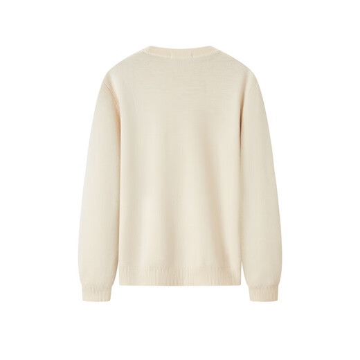 Jiumuwang Men's Sweater Men's Spring New Wool Sweater Men's Round Neck Casual Daily Inner Sweater Men's Slim Version+Light Gray+JY1CV52317 M 170/92A(48)