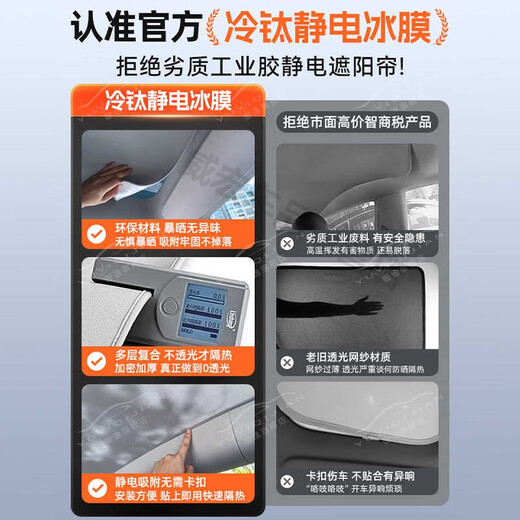 啸莱适用宝马X1天窗遮阳帘车顶天幕遮阳挡专用汽车用品改装隔热防晒板 宝马专用遮阳前挡 宝马X12023-2024款