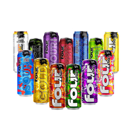 Fourlokofourlock Vino Fourloko Cóctel pre-mezclado Fourloko Sloko High Fruit Beer 695ml Opcional Dos latas (ninguno) ___ [695ml*2 latas]