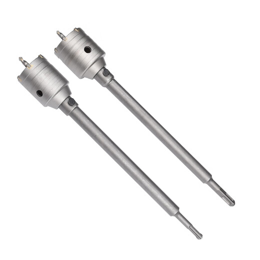 Baolian wall hole opener drill bit to punch holes through the wall air conditioner dry electric hammer concrete impact drill brick wall drilling tool square handle 30mm set