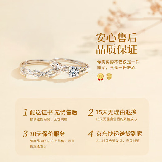 Chinese gold and silver branches with branches and solid silver rings for male and female couples to express love and proposal, birthday gifts for girlfriends and wives for their anniversary, silver and branches with solid silver rings