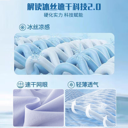 ONEDEW女童速干运动套装夏季儿童羽毛球网球训练服夏装中大童短 9889棉T白色+紫色短裤 150 cm
