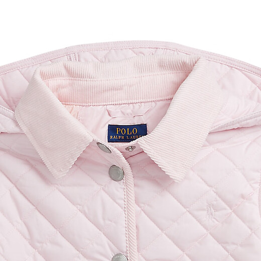 Ralph Lauren Girls Classic gesteppte wasserdichte Scheune-Jacke RL41071 650-Pretty Pink One Size 4