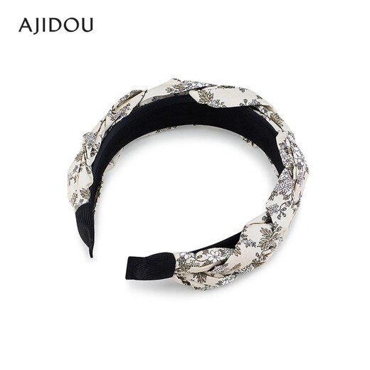 AJIDOU Ajidou headband, same style in offline mall, elegant floral wide headband, birthday gift for girlfriend, wife