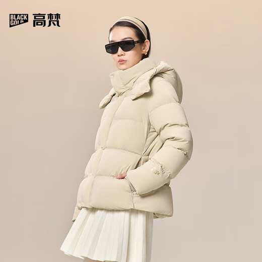 Govan Black Gold Goose Down Jacket Queen 5.0 Five-Gate 25-Year New Versatile Slim Women's Autumn and Winter Down Jacket Platinum No. 6 M