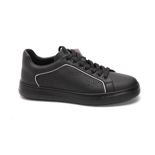 Chaussures masculines Shachi Été décontractée 12T5B3881 noir 12T5B3879 Chaussures en cuir respirant blanc Agent d'achat 12T5B3881 Black 40 Taille européenne est une taille unique