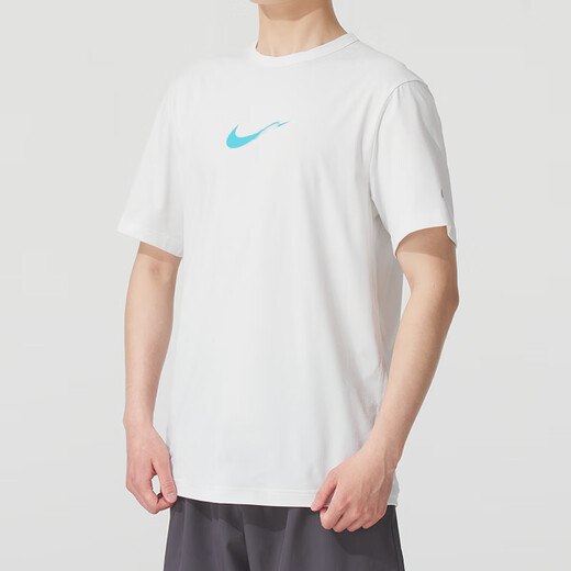 耐克（NIKE）半袖男士短袖冬季新款跑步健身运动服透气休闲圆领T恤 HV4882-121 S