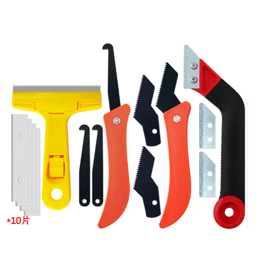 Lekali hook and clear seam set of 20 pieces, ceramic tile seam cleaning artifact, hook knife, sawtooth chip knife, special tool for beautiful seams, spatula