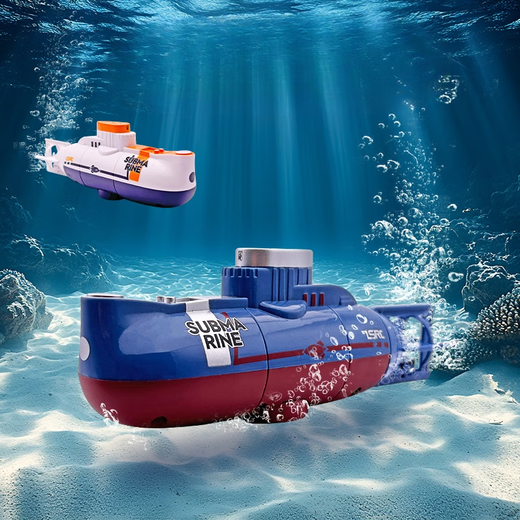
Mini submarine toy boy wireless remote control charging nuclear submarine small toy boat military model children white upgraded splash water remote control