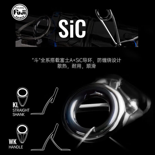La tige de leurre spéciale pour le poisson mandarin pour l'insecte roi Luya Bass est super rapide et ajuste le pistolet en carbone Handle droite Pandon insecte Universal Insect Rod 6822M La poignée de l'insecte King Fighting Gun 682-MH2.04 mètres