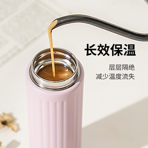 Tafuco Thermos 316 Edelstahl Wassertasse Mini Tragbare Kaffeetasse Männer und Frauen Tasche Tasche Casual Cup T1428