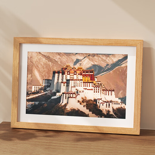 Jinlongxing solid wood photo frame A4 solid wood color table hanging wall picture frame framed photo decoration license frame original copy