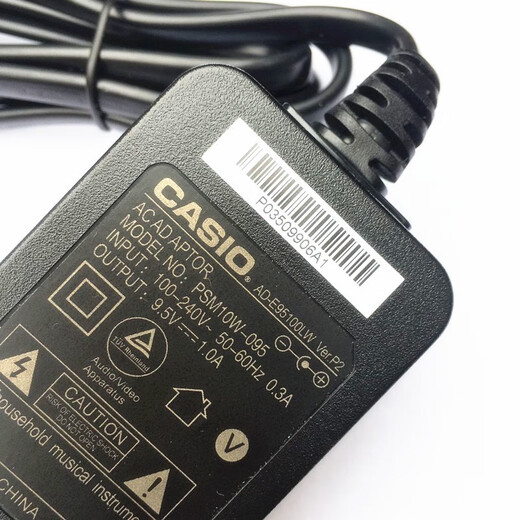 Оригинальный Casio Casio Electronic Piano Power Cord 9.5V1A E95100LW Плака A12150LW 12V OLD ORGINAL 9.5V1A -3 метра - изображение 2