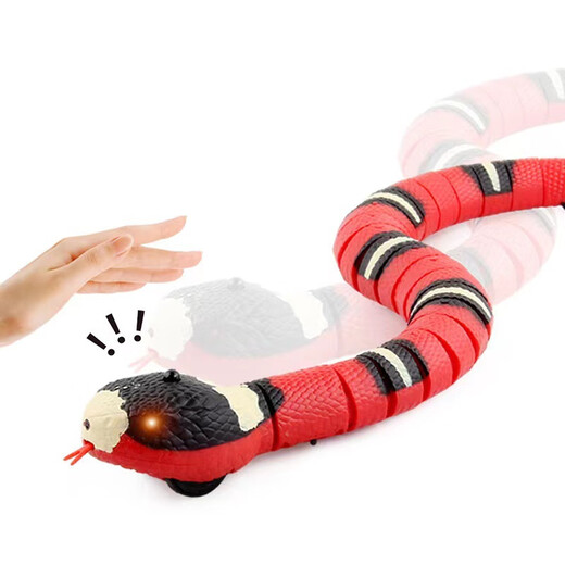 Electric Induction Cat Toy Cat Toys Cat Supplies Self-Enjoy Cat Toys Relieve Bores and Snake Electric Rechargeable Remote Control Ladybug 9922