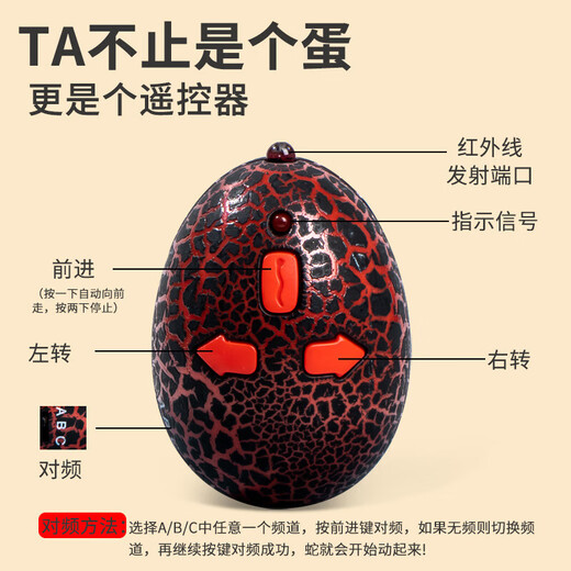 抖音新奇特遥控动物整蛊遥控蛇遥控蜘蛛玩具 迷你版-感应蟑螂棕色款9902A 1