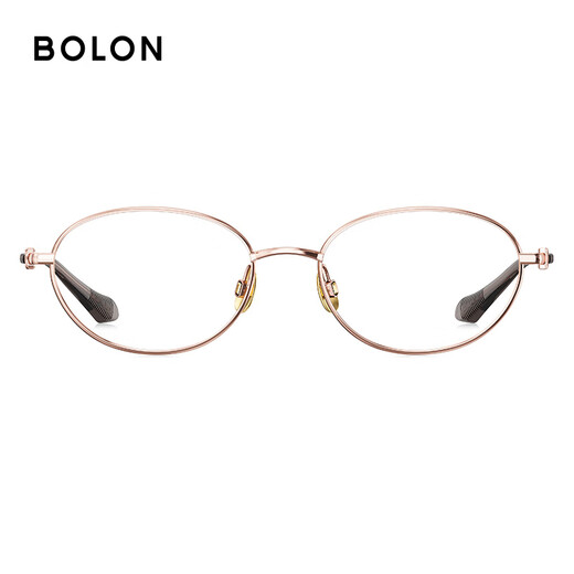 Bolon Tyrannosaurus Brille 25 Jahre Neue Myopie Brille Rahmen Nerd Stil oval optische Spiegel für Frauen BA7052 B30 ROSE Gold Rahmen Einzelrahmen