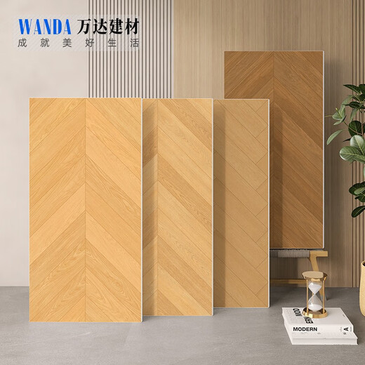 Yonghuan 600x1200 Viento suave Velvet Pescado Patrón de hueso Patrón de madera Azulejos de imitación Azulejos de cerámica BJ12781 Matte Tallado fino 600x1200