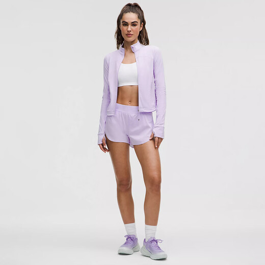Lululemon 丨 Leichtes Frauenleichter Laufjacke LW3FU5S Lavendelcreme lila S /6