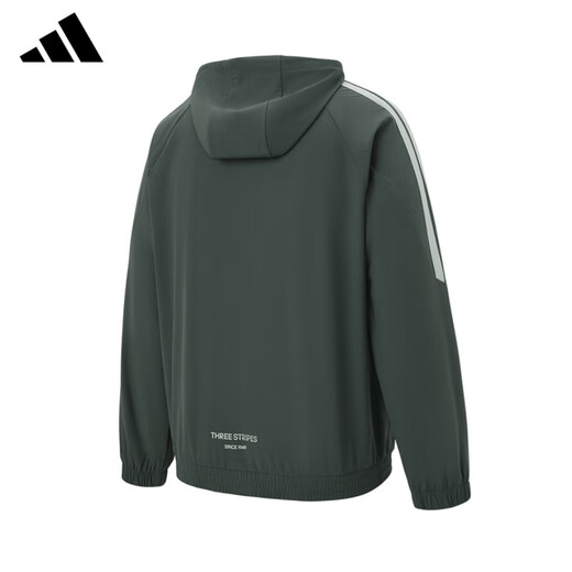 ADIDAS阿迪达斯2025春夏季新款男款夹克潮流舒适时尚百搭休闲运动外套 KA2554【官方正品 假一赔十】 S