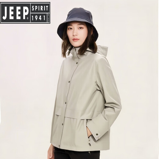 Jeep Spirit Spring and Automne Tibet Randonnée extérieure Randonnée Veste étanche à l'épreuve du vent Tour à feu à trois vêtements de tir Trend-Coat Trench-Coat Trench-Coat Femme Femme Purple XL