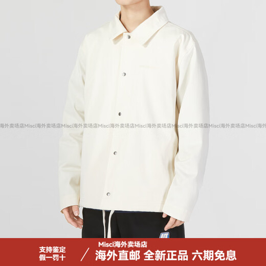 NEW BALANCE米白色单排扣翻领夹克男新款运动服休闲宽松外套上衣 MJ23552-GIE/主图款 M 170/92A