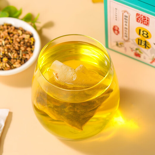 Wanming Sanjiang Tea Herbal Sanjiang Tea, Bag of Tea Corn Shave Mulberry Leaf Tea Green Money Willow Tea 2 Boxes [Basic Pack] 1 shot 2