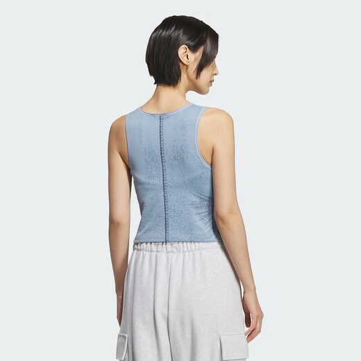 Adidas 2025 Versión regular de la mujer Autumn Vest Fitness Training Sportswear KE3891 S