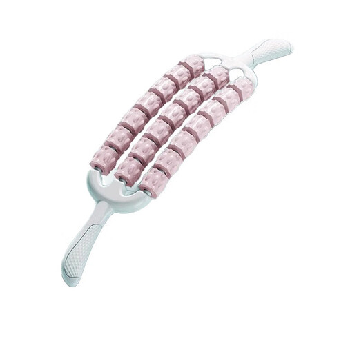 Zhiqixin Massage Stick Drei-Reihen-Massage-Rad-Bein-Bein Muskel-Relaxer Yoga-Roller-Fitnessgeräte Aktualisieren