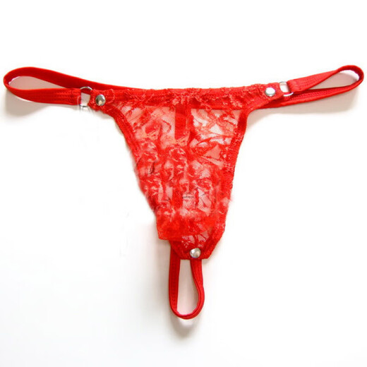 Ttpmer transparentes Mesh Herren-Tanga und Hüft-Showing PP Trendy und Creative Herrenunterwäsche sexy und verführerische T-Shirt White S