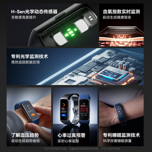 Dido F50S Smart Armband Blutzuckerblutdruckrisikobewertung Blutsauerstoffmesser Herzfrequenzelektrokardiogramm Körpertemperatur Schlafenübungen ältere Gesundheitswache Ring Blue-XFQ