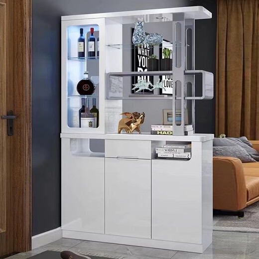 Weisha Gu Familie Eingangsschrank Wohnzimmer Partitionschrank Weinschrank moderne einfache Eingangstür integrierter Schuhschrank 3891
