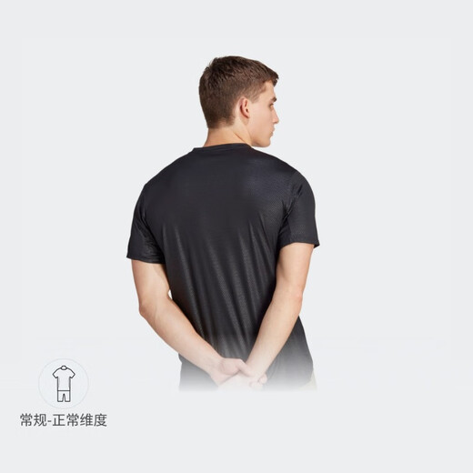 阿迪达斯 （adidas）运动健身短袖T恤男装adidasoutletsIL1381 米色 S