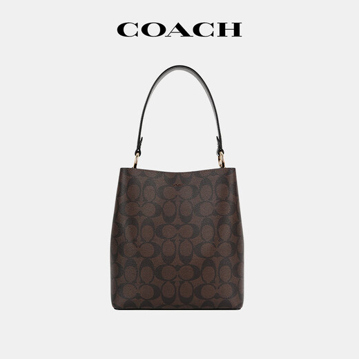 蔻驰（COACH）TOWN水桶包老花大容量百搭手提单肩斜挎包官方旗舰正品 【小号 冰川白】2312 IMRFF