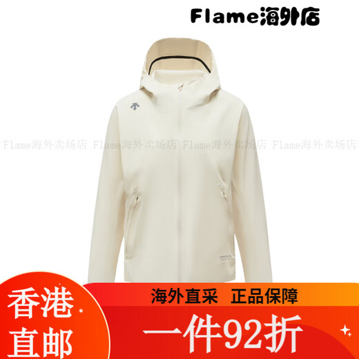 迪桑特 WOMEN’S RUNNING跑步 女士 防水透湿 梭织上衣 外套 CR-C CR-CREAM S(160/80A) 均码