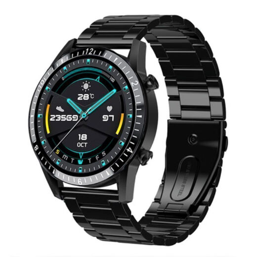 New top-end smart watch for answering calls for adult sports heart rate and blood pressure bracelet for Bluetooth multi-function men Silver steel [one-click hands-free call + music playback] 897 Get it if you buy: strap + cash red envelope all code