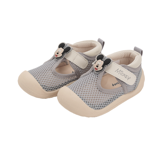 Disney Disney children's sandals for boys and girls baby shoes 2025 summer lightweight casual non-slip children's shoes gray 24