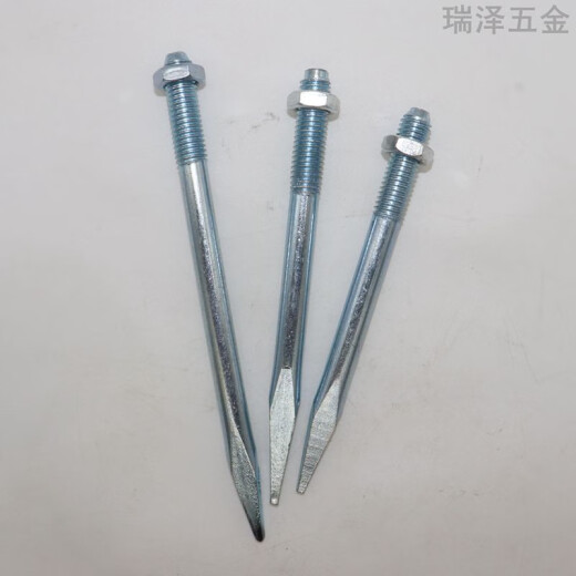 Wenshio PVC Cinción de tuberías de tubería de suministro de drenaje tubería de agua 50 75 110 160 Cañas de sujeción de tuberías abrazando clavos de sujeción de tubería Normas Nacionales M8*14065