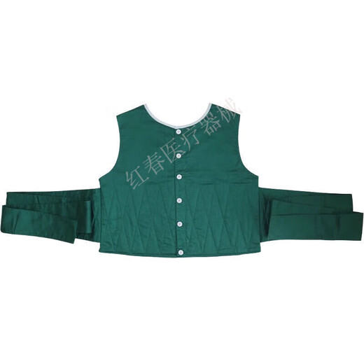 Universal dementia elderly restraint belt manic restraint vest restraints wheelchair clothing bed elderly binding belt military green S green 90Jin Jin equal to 0.5 kg or less